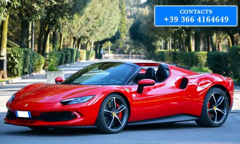 Ferrari 296 GTS rental Venice italy