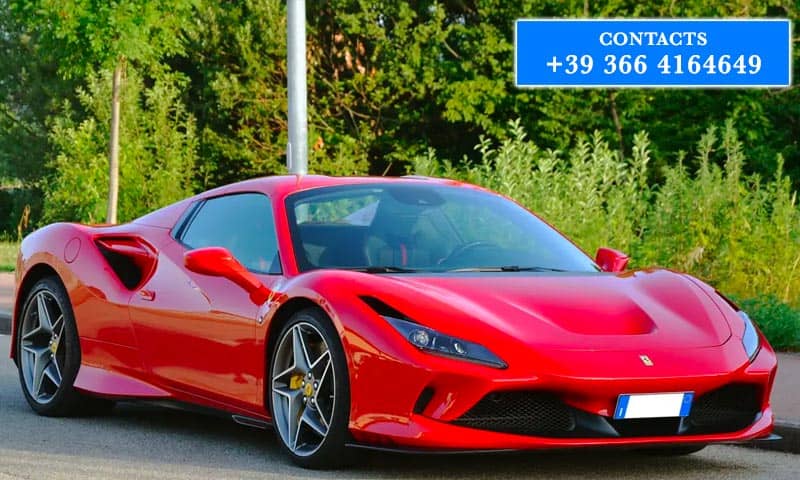 Ferrari F8 Rental in Milan Italy