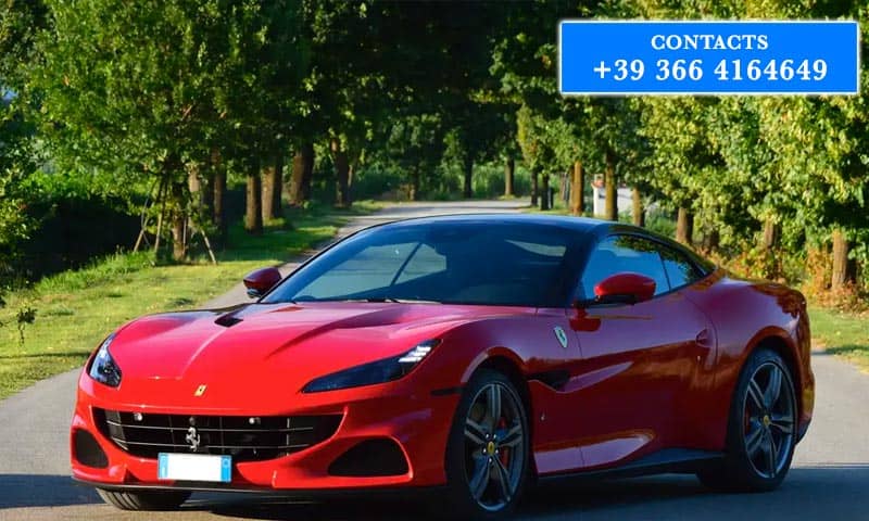 Ferrari PortoFino Spider Rental in Florence Italy