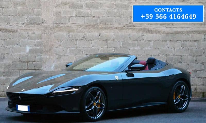 Ferrari Roma Rental in Amalfi Coast Italy