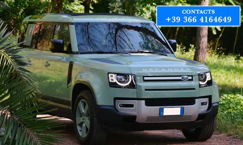 Land Rover Defender rental in Peretola Airport Florence Italy