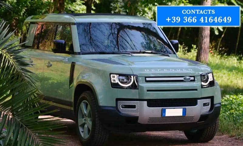 Land Rover Defender rental Malpensa Airport Milan Italy