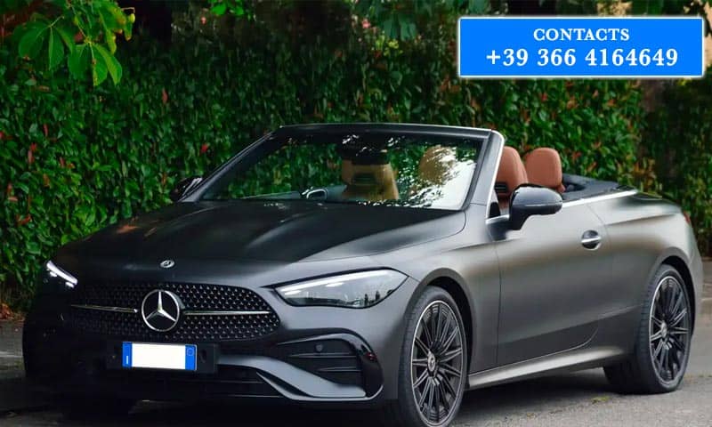 Mercedes CLE rental Malpensa Airport Milan Italy