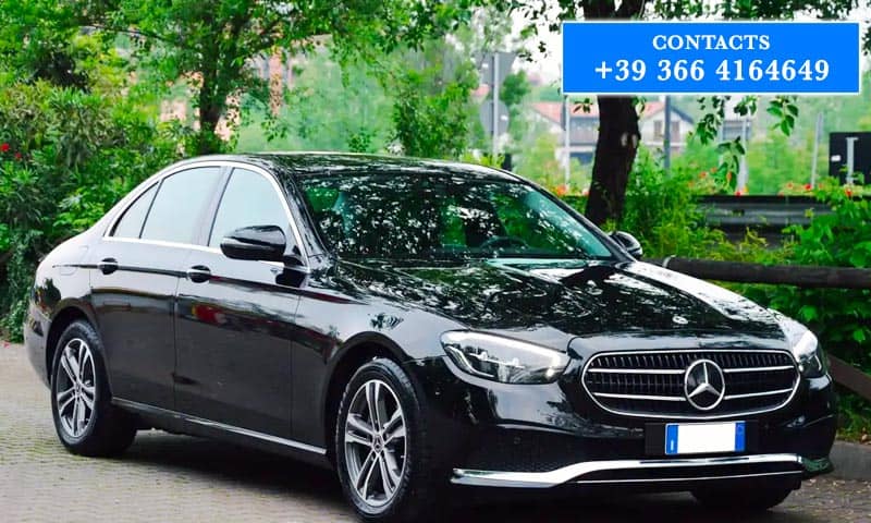 Mercedes E Class rental in Peretola Airport Florence Italy