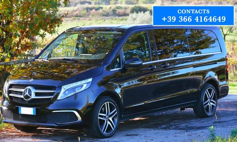 Mercedes V Class rental in Florence Italy