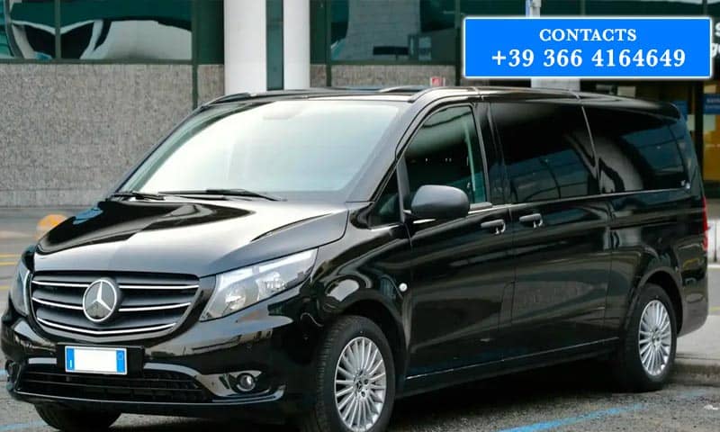 Mercedes V Class rental in Peretola Airport Florence Italy