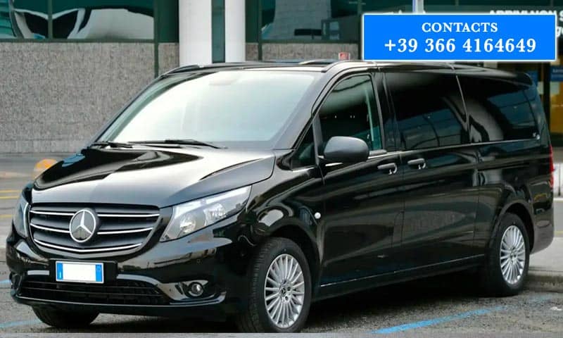 Mercedes Vito rental Malpensa Airport Milan Italy