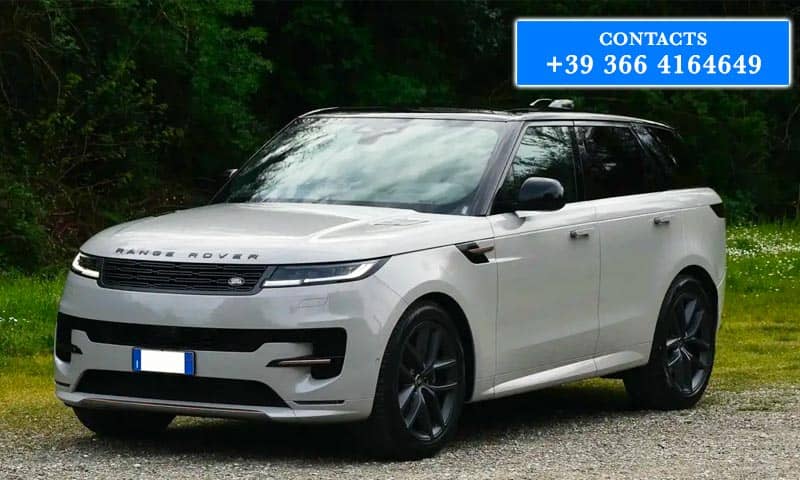 Range Rover Sport rental Malpensa Airport Milan Italy